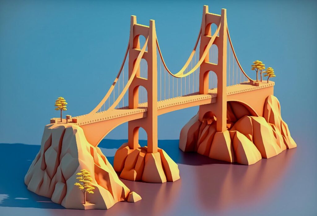 Different Places In kathmandu with bridge